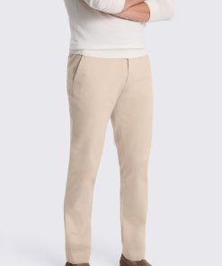 Stone Tailored Fit Cotton Chinos