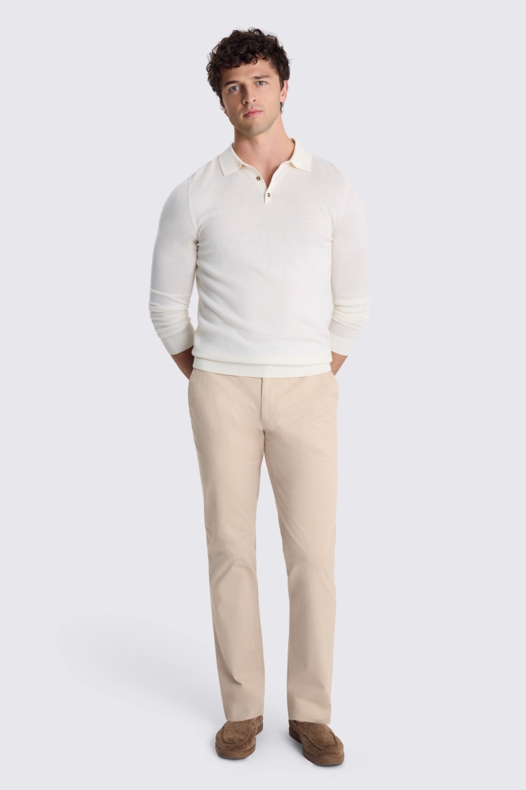 Stone Tailored Fit Cotton Chinos - Image 4