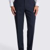 Ink Tailored Fit Herringbone Trousers