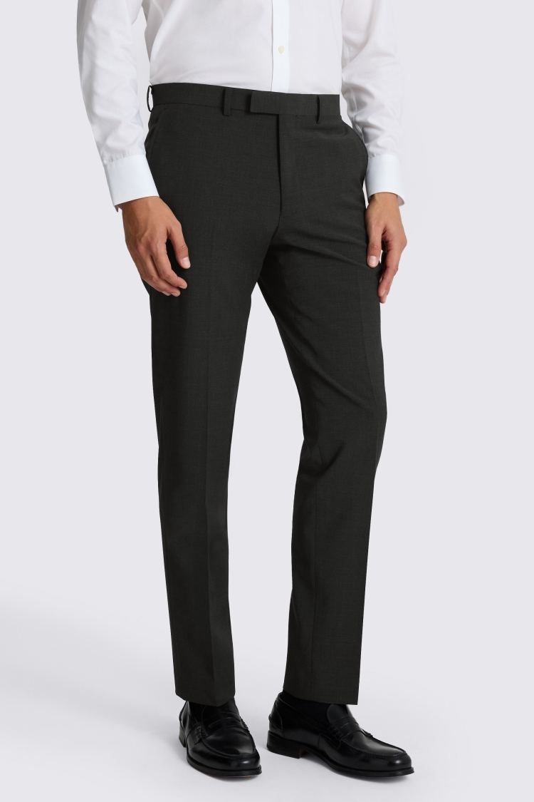 Charcoal Tailored Fit Performance Trousers