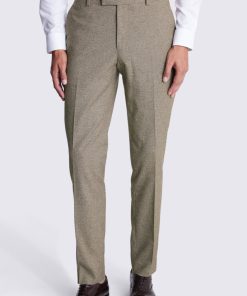 Neutral Slim Fit Trousers