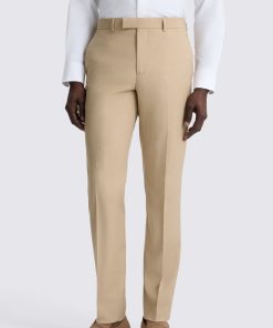 Blonde Camel Tailored Fit Trousers
