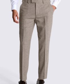Stone Tailored Fit Donegal Trousers