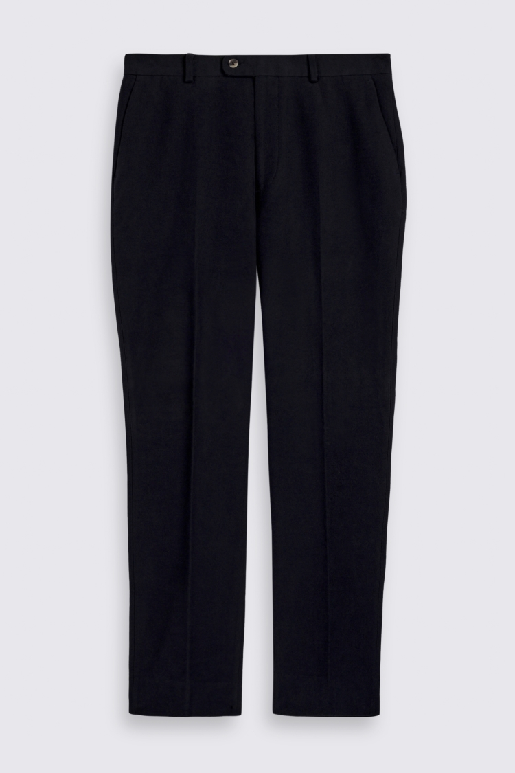 Navy Italian Moleskin Trousers - Image 5