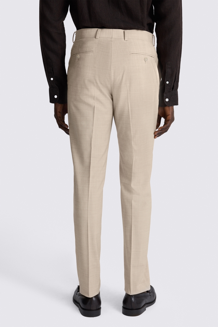 Neutral Tailored Fit Marl Performance Trousers - Image 2