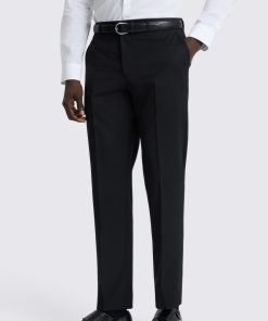 Black Slim Fit Performance Trouser