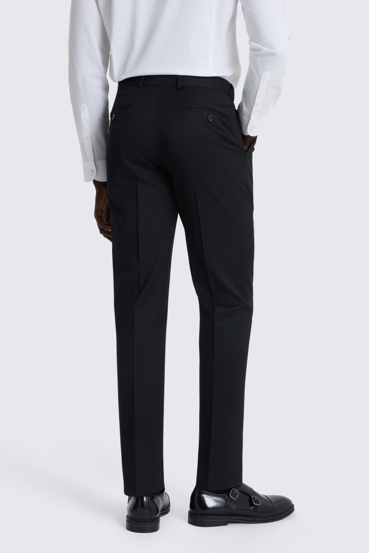 Black Slim Fit Performance Trouser - Image 2