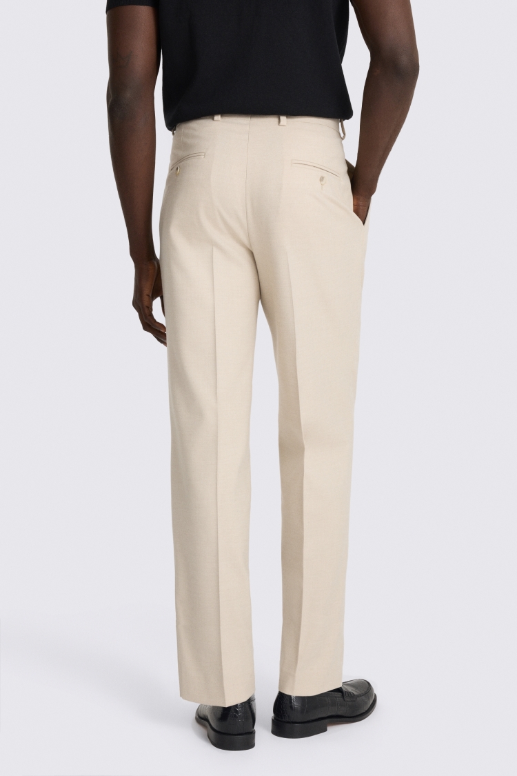 Light Camel Relaxed Fit Trousers - Image 2