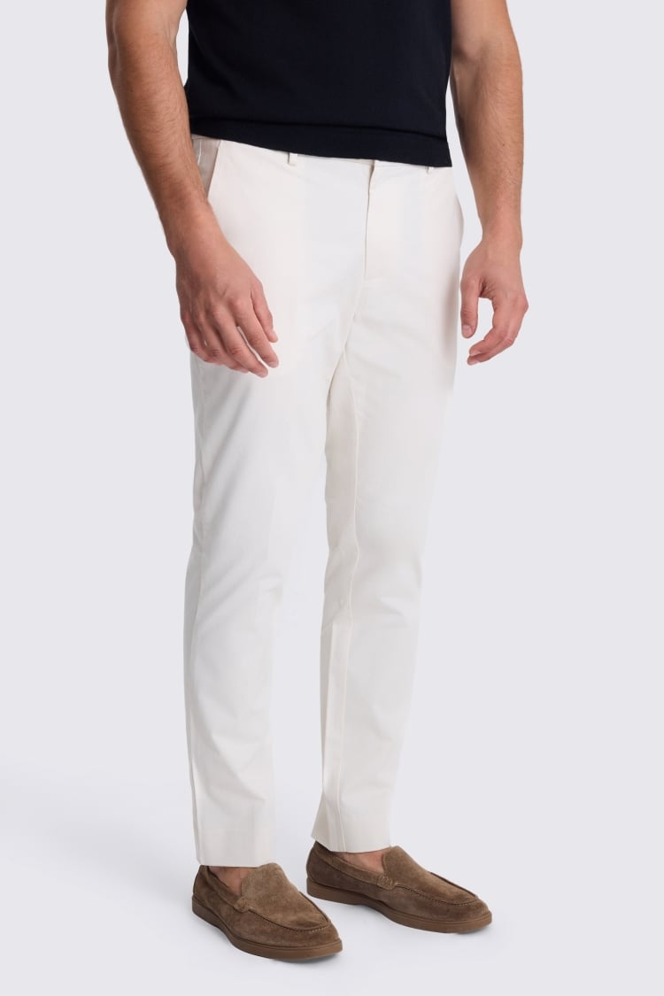 Off-White Slim Fit Cotton Chinos