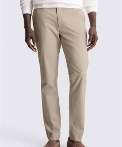 Stone Slim Fit Cotton Chinos