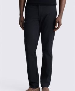 Black Slim Fit Cotton Chinos