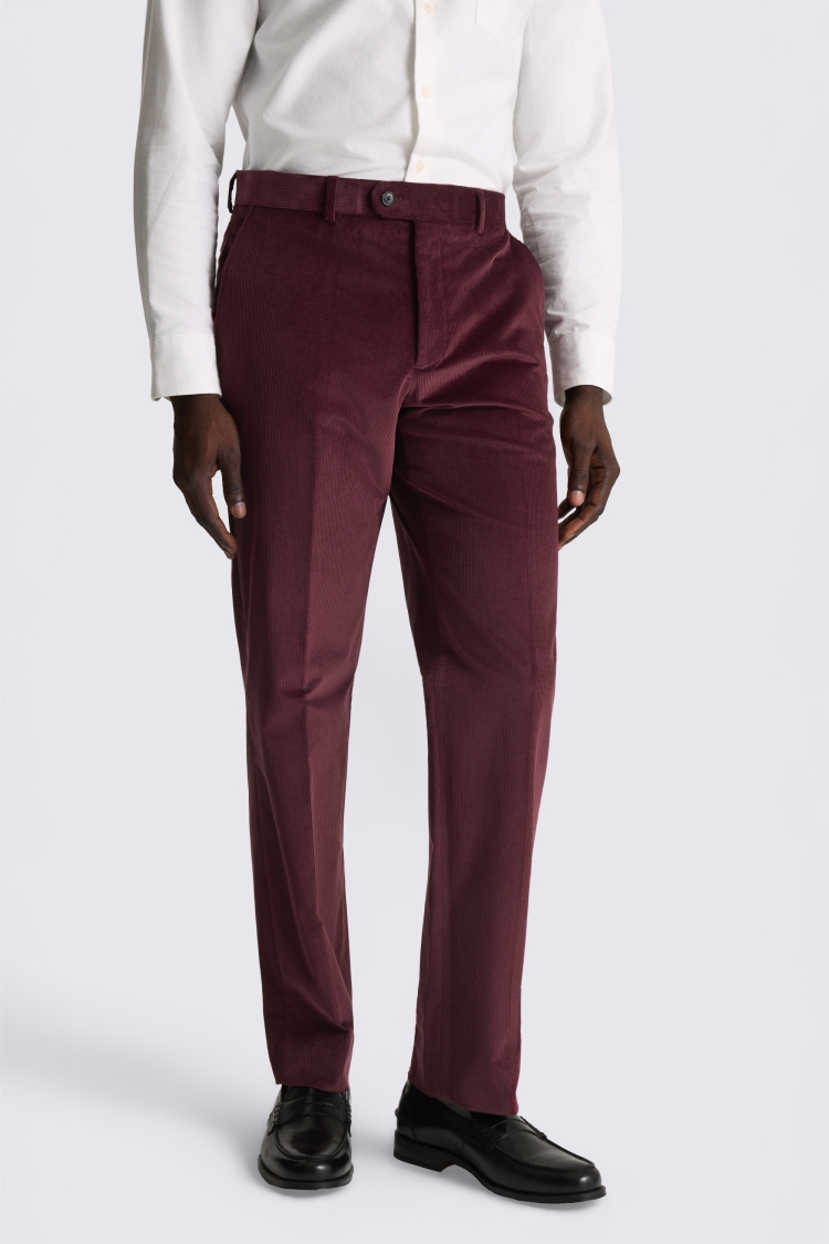 Mulberry Tailored Fit Corduroy Trousers