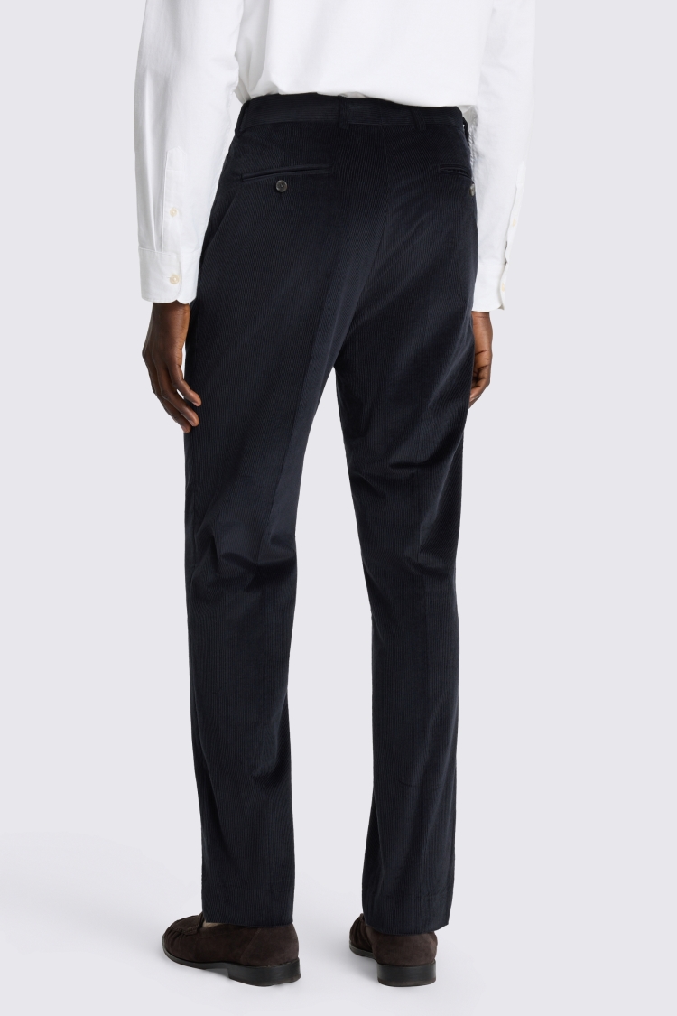 Ink Slim Fit Cord Trousers - Image 2